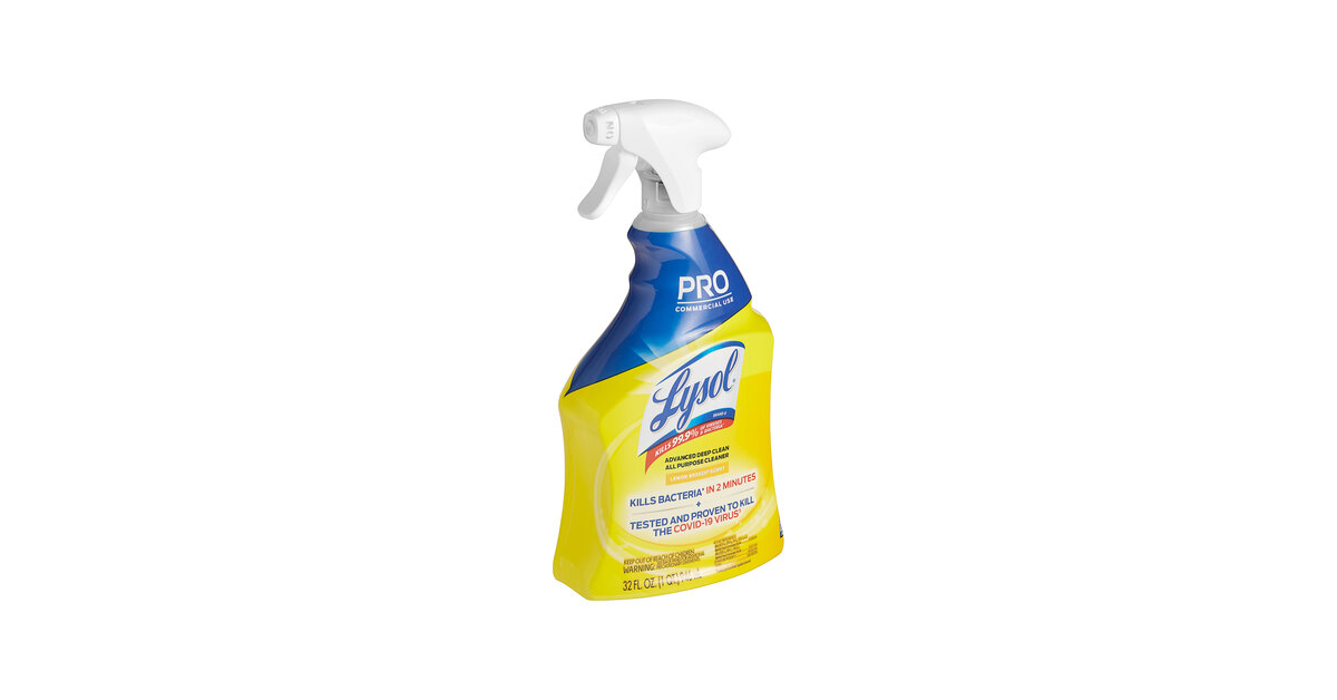 Lysol RAC00351 32 oz. Lemon Breeze All-Purpose Cleaner - 12/Case