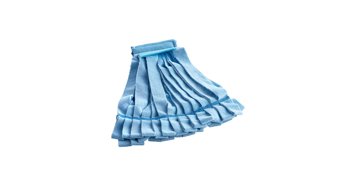 Lavex 12 oz. Blue Microfiber Strip Mop with 5