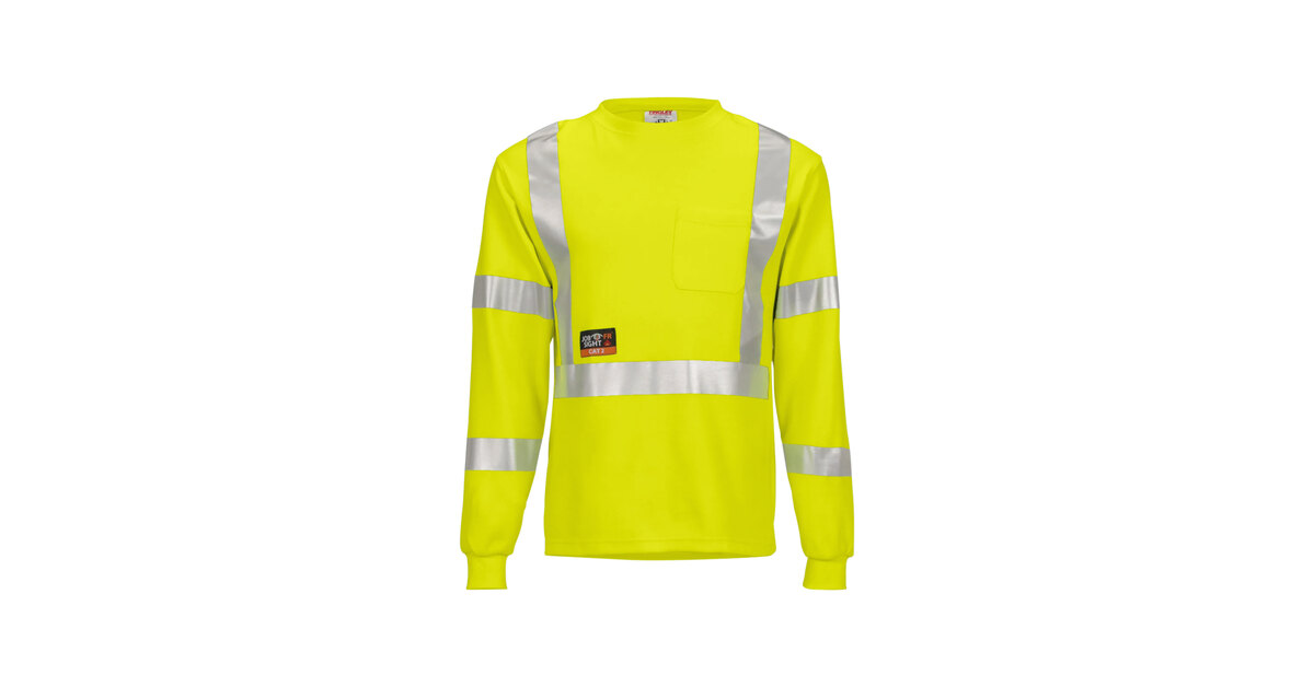 Tingley Job Sight FR Type R Class 3 Hi-Vis Lime Flame-Resistant