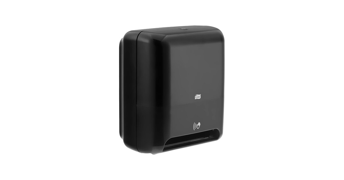 Tork Matic® 5511284 Black Wall-Mount Automatic Hand Towel Roll