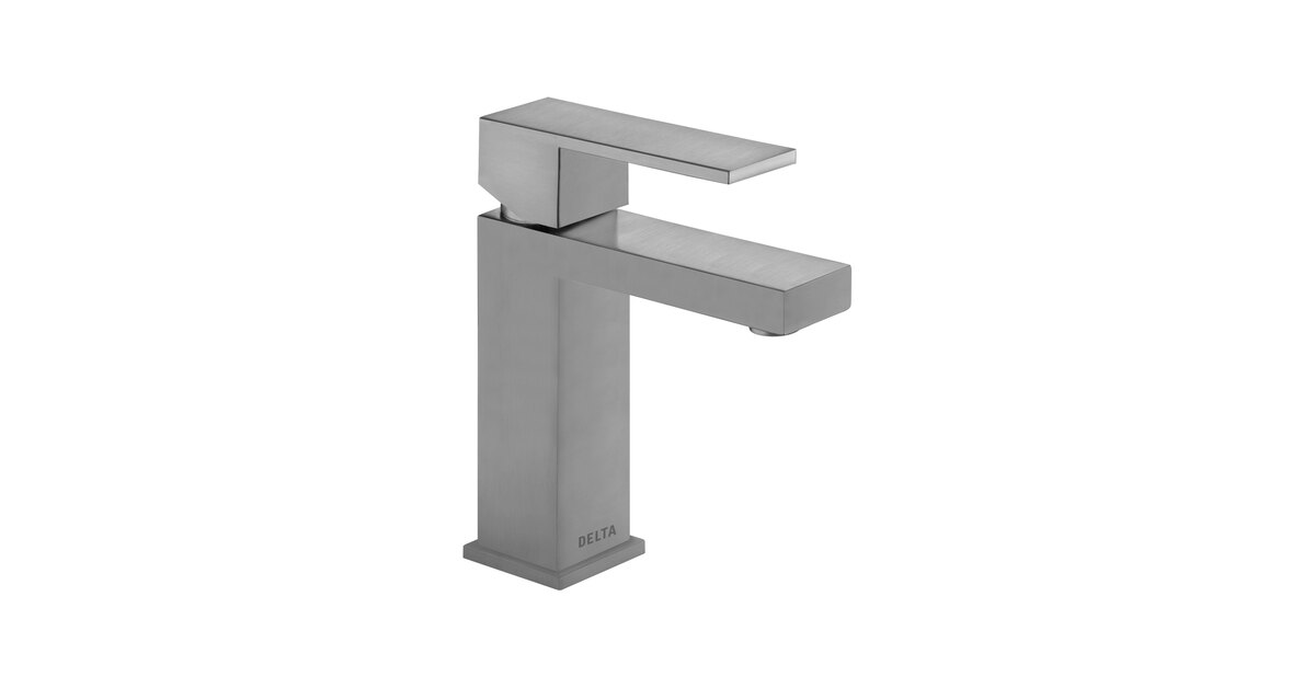 Delta Faucet 567LF-SSPP Modern 1.2 GPM Deck-Mount Stainless Finish