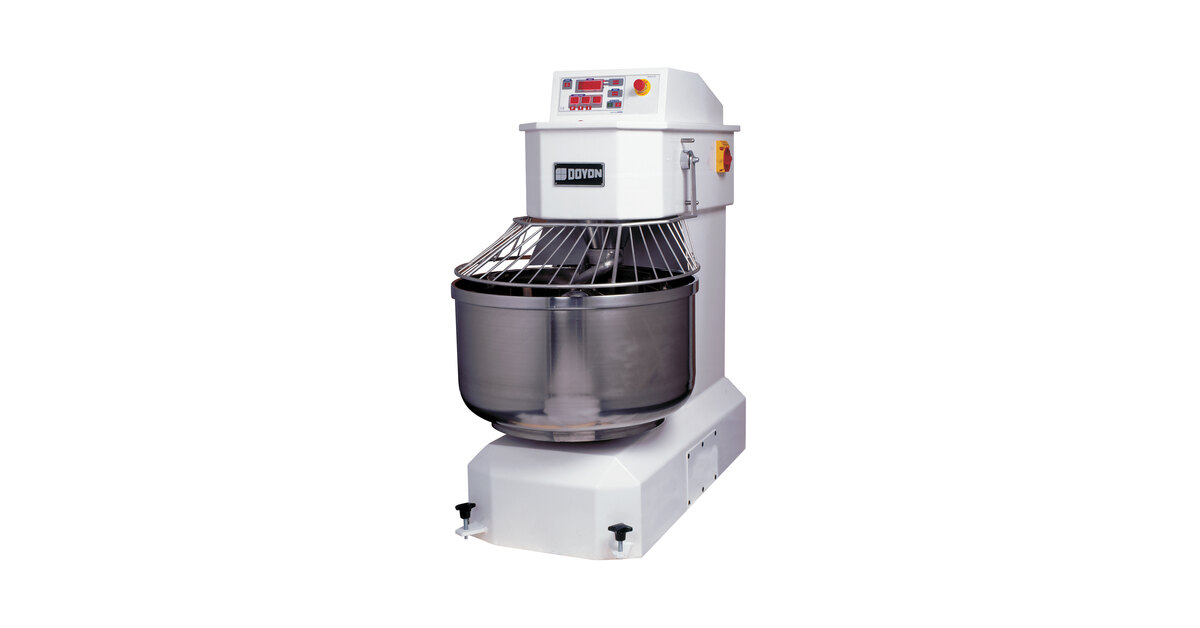 Doyon ATI150I 330 Qt. / 520 lb. Stainless Steel Two-Speed Spiral Dough Mixer  with Removable Bowl - 208-240V, 3 Phase, 20 hp
