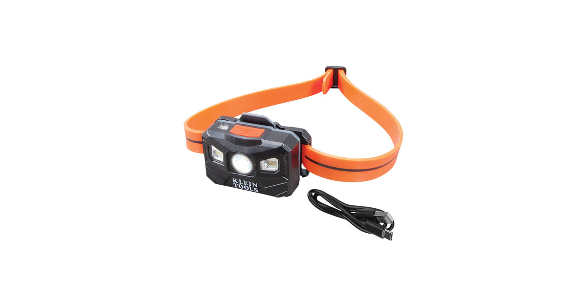 mnkr⭐︎ Klein Tools Rechargeable 3-Mode LED Headlamp with Adjustable