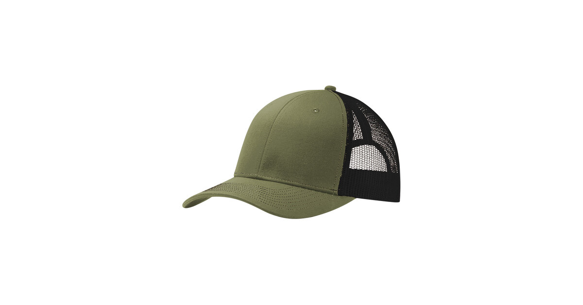 Port Authority C402 Customizable Olive Drab Green / Black 6-Panel
