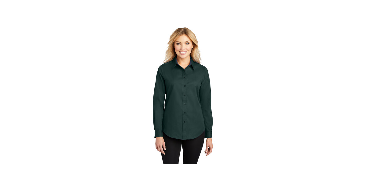 slim fit dress slacks Women's Every Day Flannel Shirt – Harbor Black – Pladra