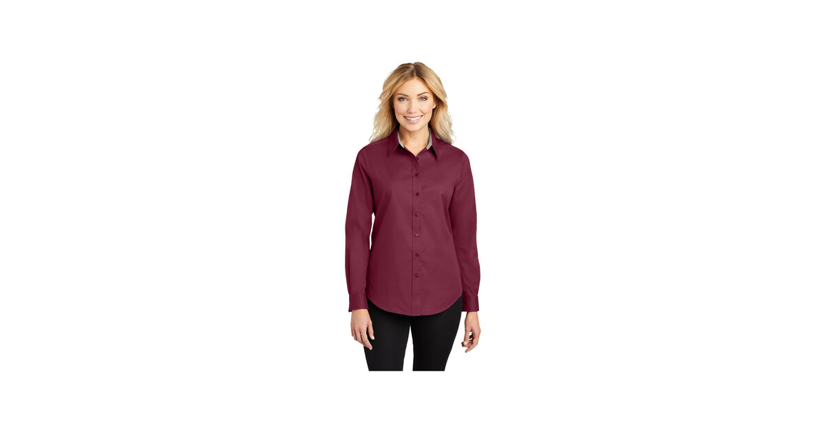 Port Authority L608 Ladies Long Sleeve Easy Care Shirt