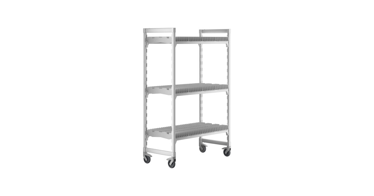 Cambro CPMU244875DRPKG Camshelving® Premium Speckled Gray Drying