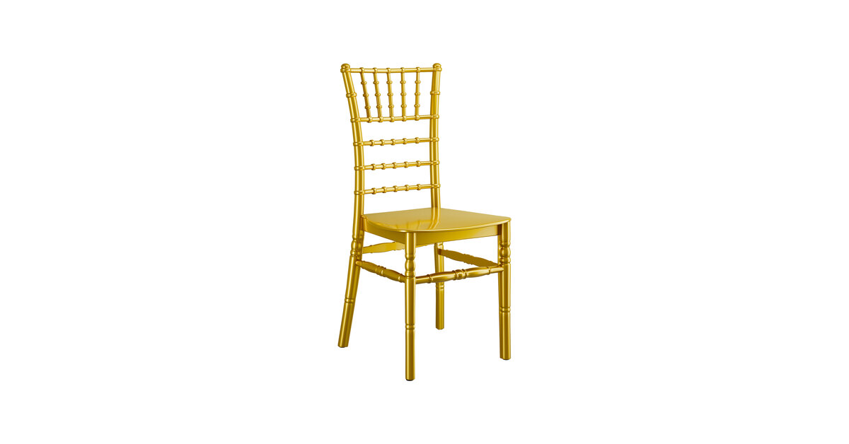 Gold Chairs On White Background Lancaster Table Seating Gold Resin