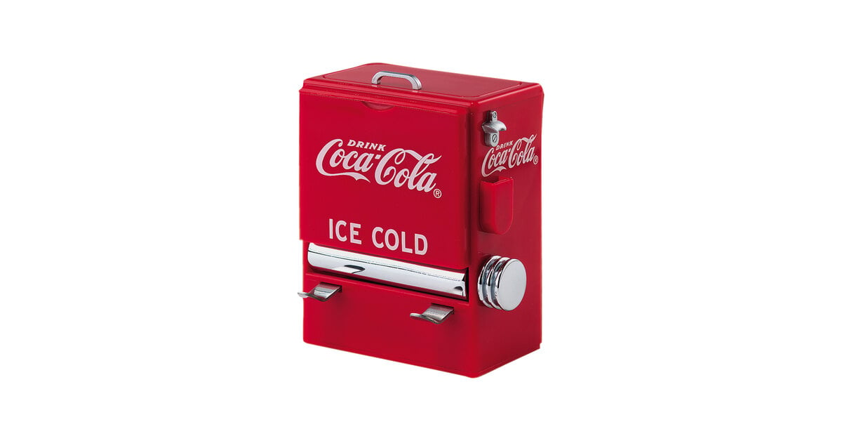 TableCraft Coca-Cola® Red Plastic Vending Machine Toothpick Dispenser