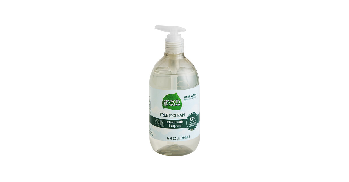 Seventh Generation 10732913229304 Free & Clear 12 oz. Liquid Hand