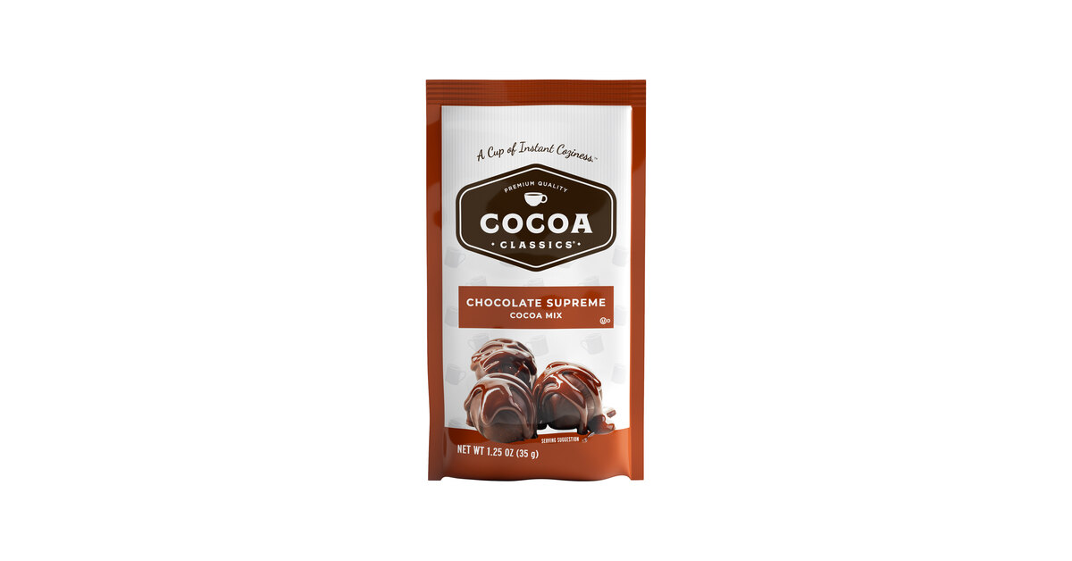 Cocoa Classics Chocolate Supreme Cocoa Mix Packet - 72/Case