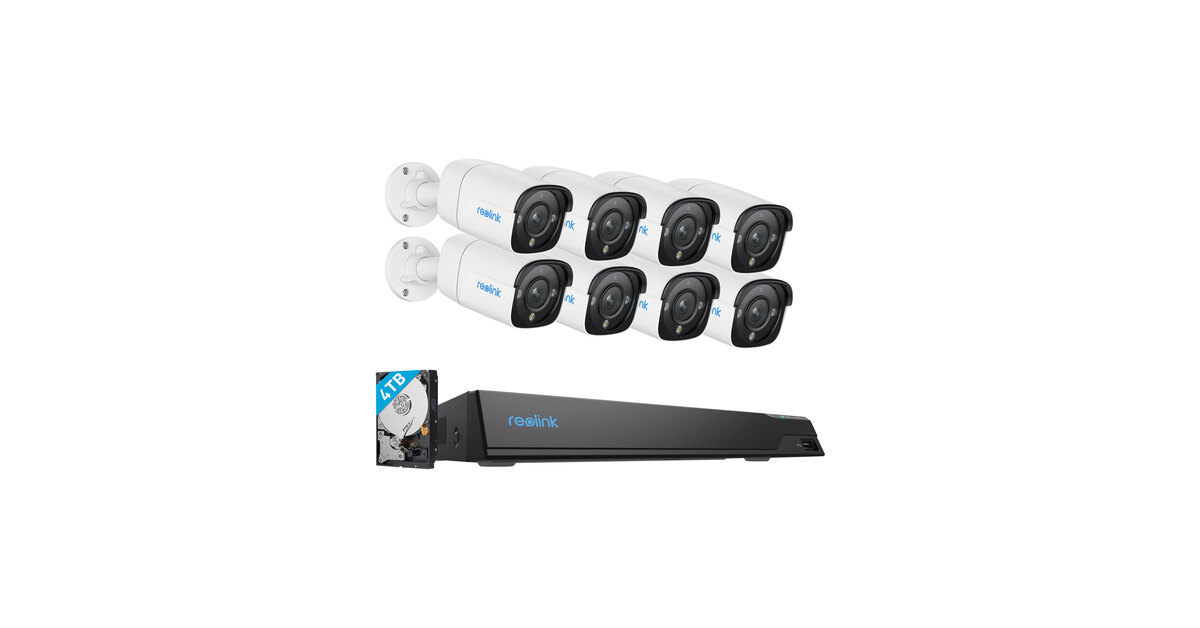 Reolink Smart 16-Channel Network Video Recorder System with 4TB 