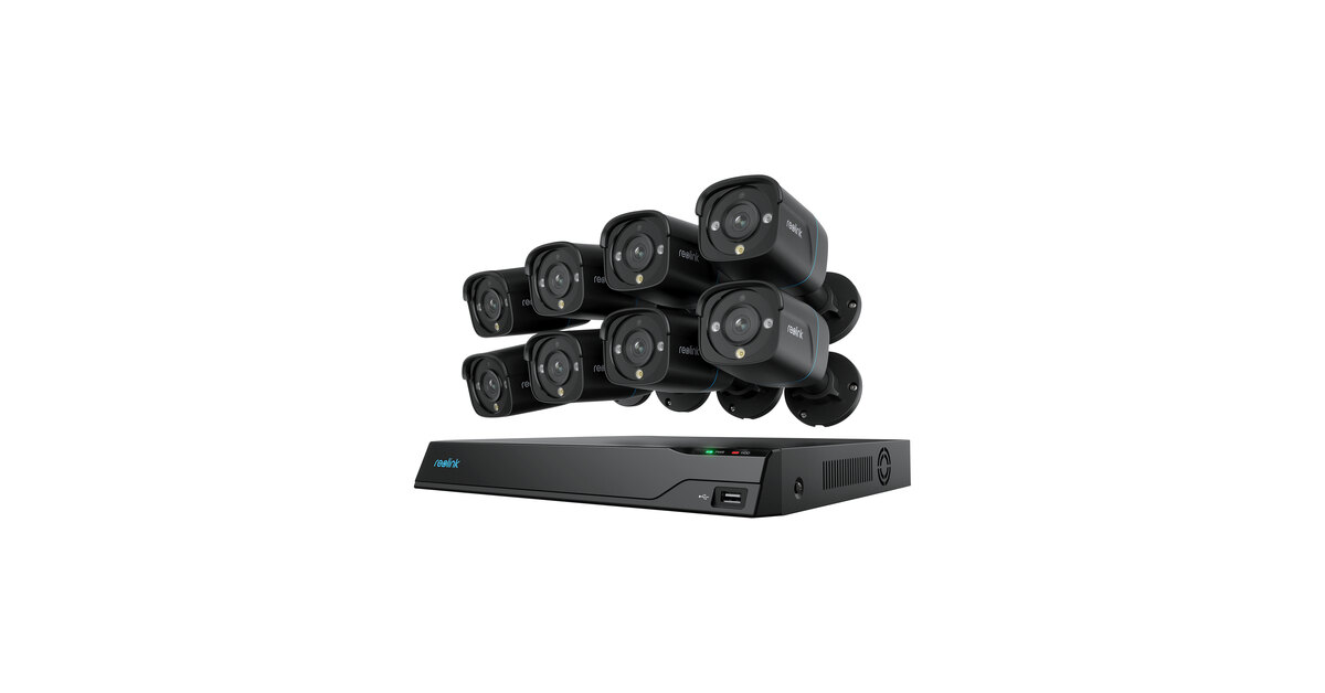 Reolink 4K 16-Channel 4TB 8x12MP Security Camera System NVS16-12MD8 for sale online