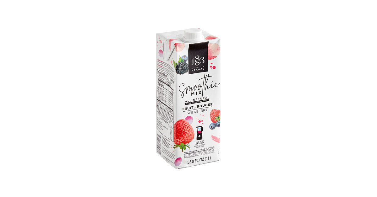 1883 Maison Routin Wildberry Smoothie Mix 1 Liter - 8/Case