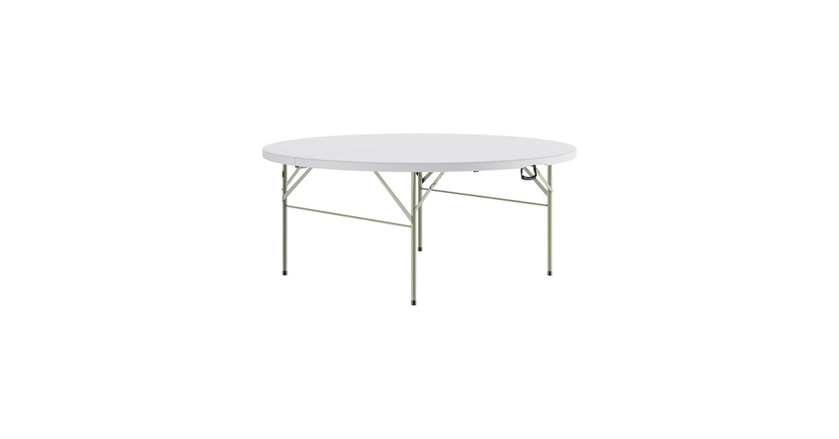 SS様　テーブル Lancaster Table & Seating White Plastic Folding Table