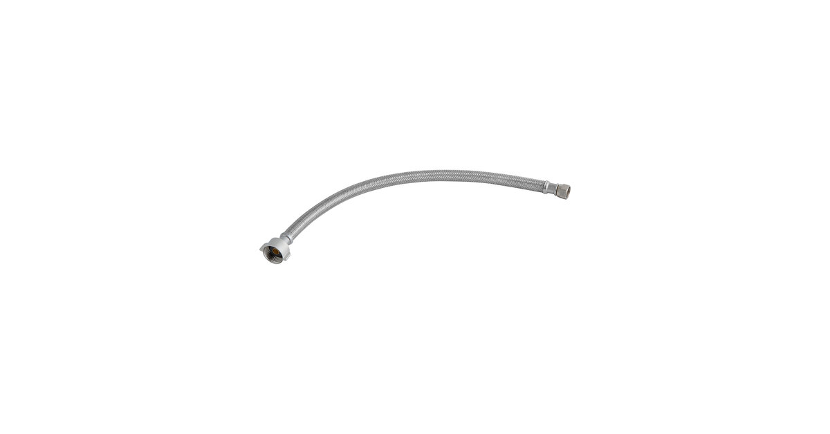 thumbnail image 2 of Eastman 48089 Toilet Connector Supply Line - 7/8" Ballcock X 3/8" Compression, 16" Stainless Steel Braided 2 of 13