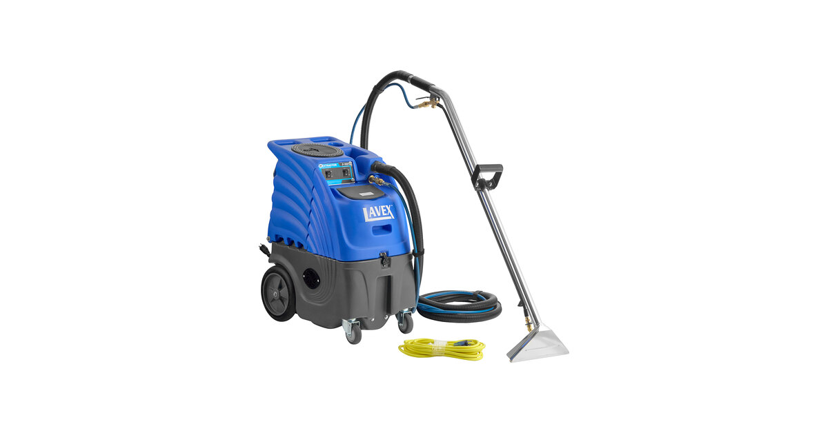 Lavex Single 3-Stage Cold Water Carpet Extractor with 15' Hoses
