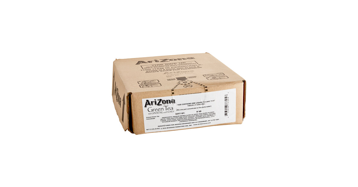 AriZona Green Tea with Ginseng 2.5 Gallon Bag in Box