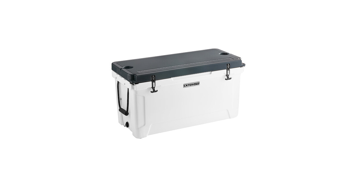 CaterGator CG100PA Panda 110 Qt. Rotomolded Outdoor Cooler / Ice Chest