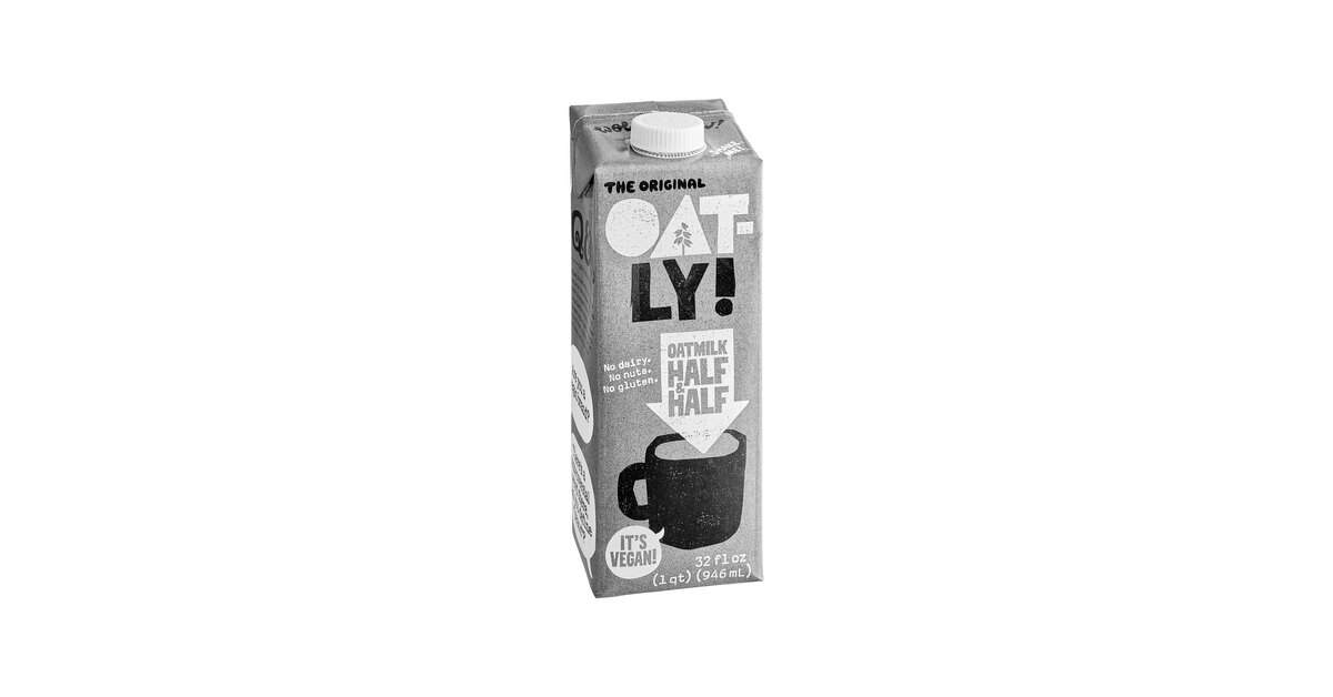 Oatly Oat Milk Half and Half 32 fl. oz. - 6/Case