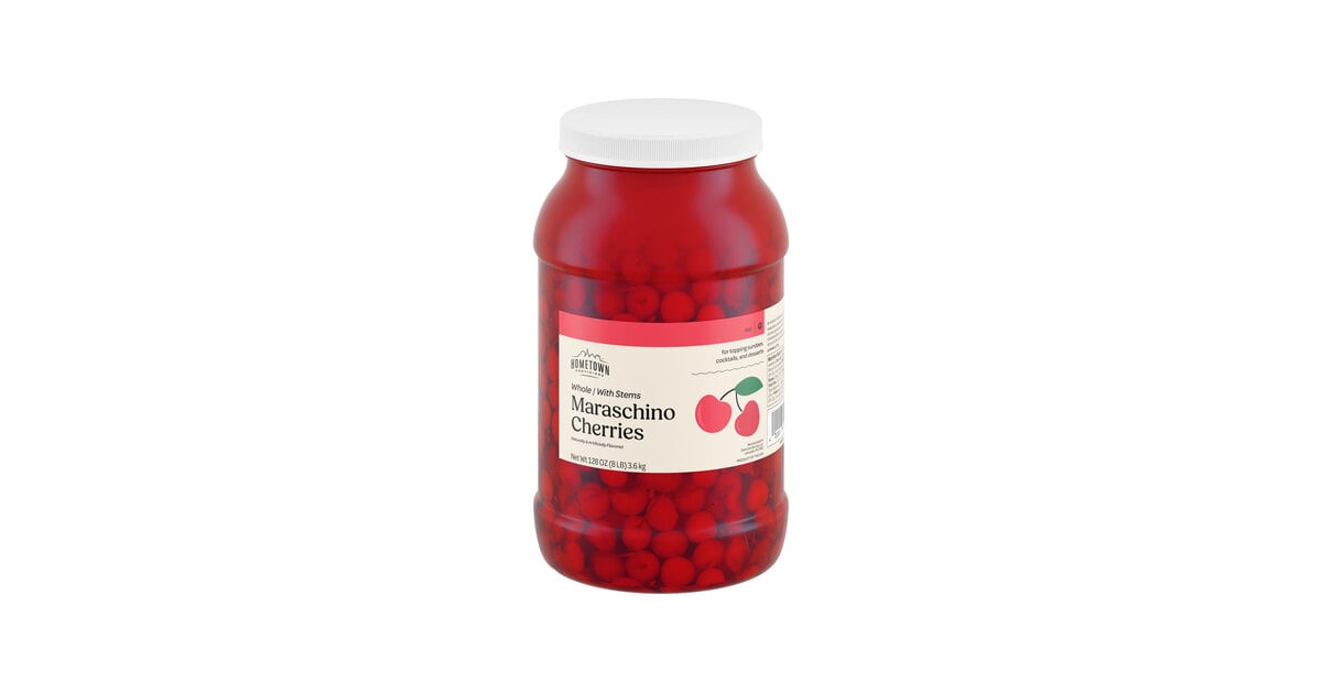 Hometown Provisions Cherries with Stems 1 Gallon - 4/Case