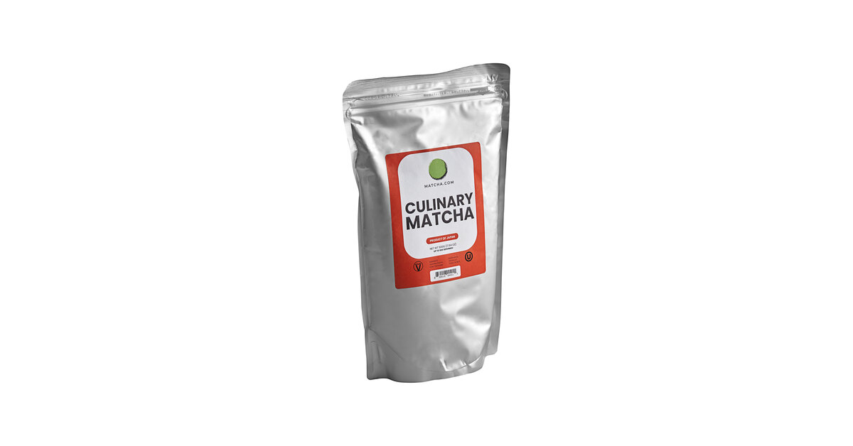 Matcha.com Culinary Matcha Powder Bag 500 Gram (1.1 lb.) - 30/Case