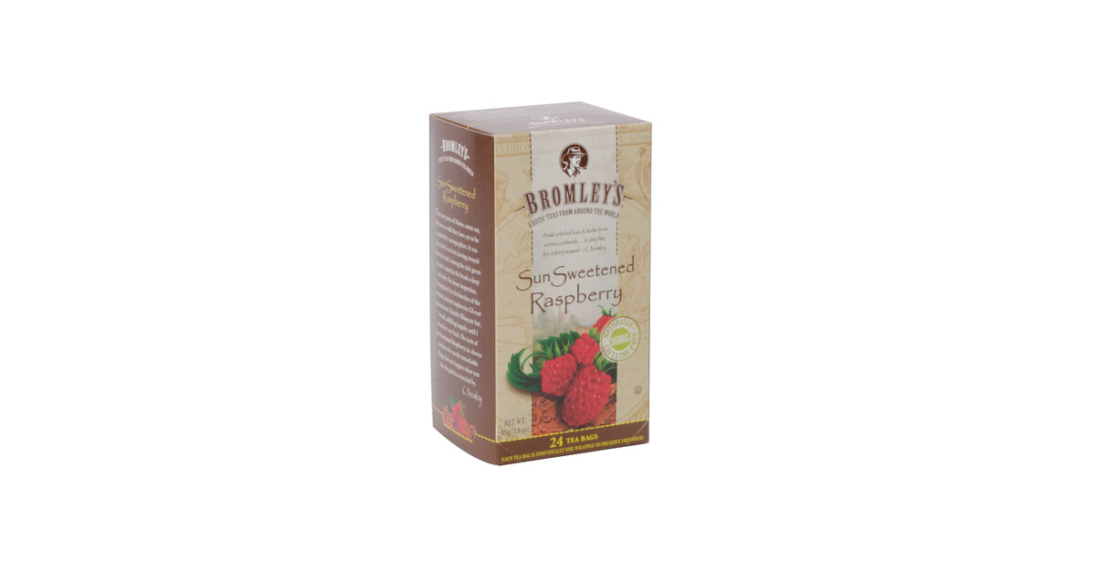 Bromley Exotic Sun Sweetened Raspberry Herbal Tea - 144/Case