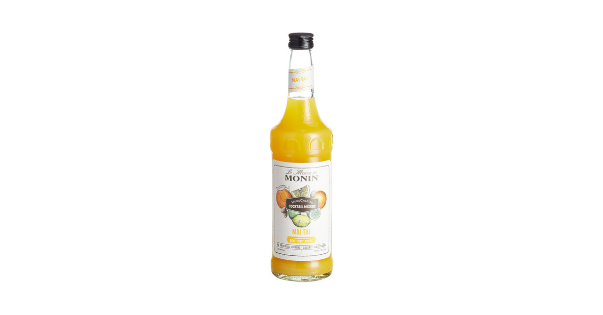 Monin 750 mL HomeCrafted Mai Tai Cocktail Mix - 6/Case