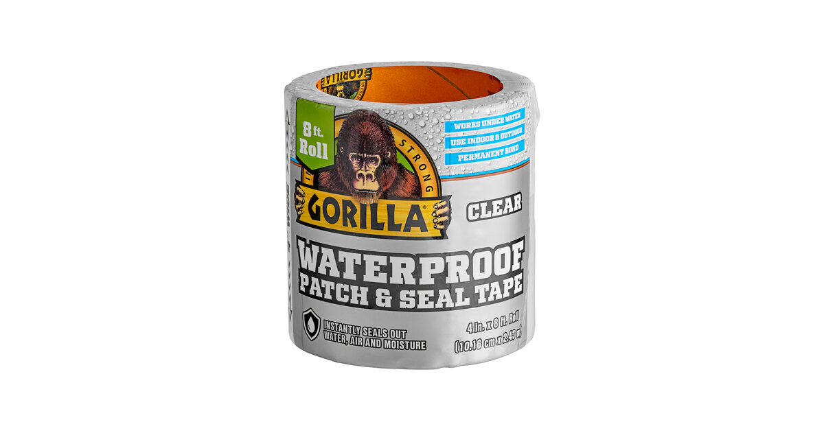 Gorilla Glue Nastro Impermeabile Per Toppe E Guarnizioni 101 Mm X 304 M~p21339385 - Foto 9