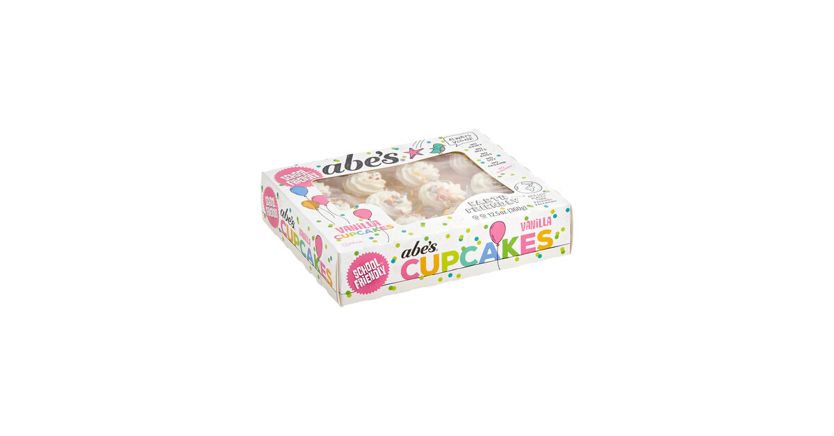 Abe's Vegan Vanilla Mini Cupcake 12.5 oz. - 144/Case