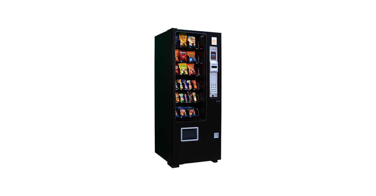 AMS SlimGem 21-Selection Narrow Snack Vending Machine with Credit