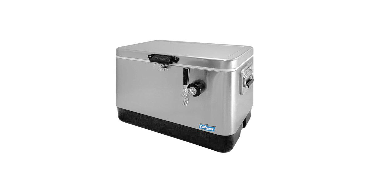 Coldbreak JOCK-1TR-SS54 Stainless Steel 1 Faucet 54 Qt. Insulated