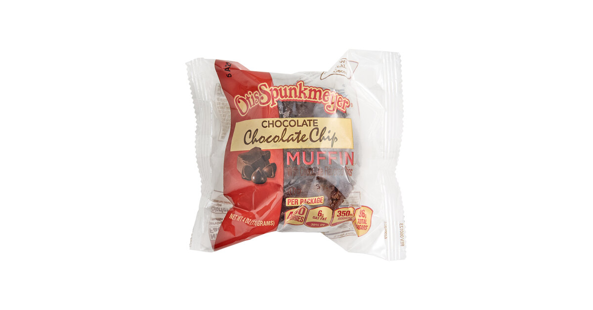 Otis Spunkmeyer Individually Wrapped Double Chocolate Muffin 4 oz