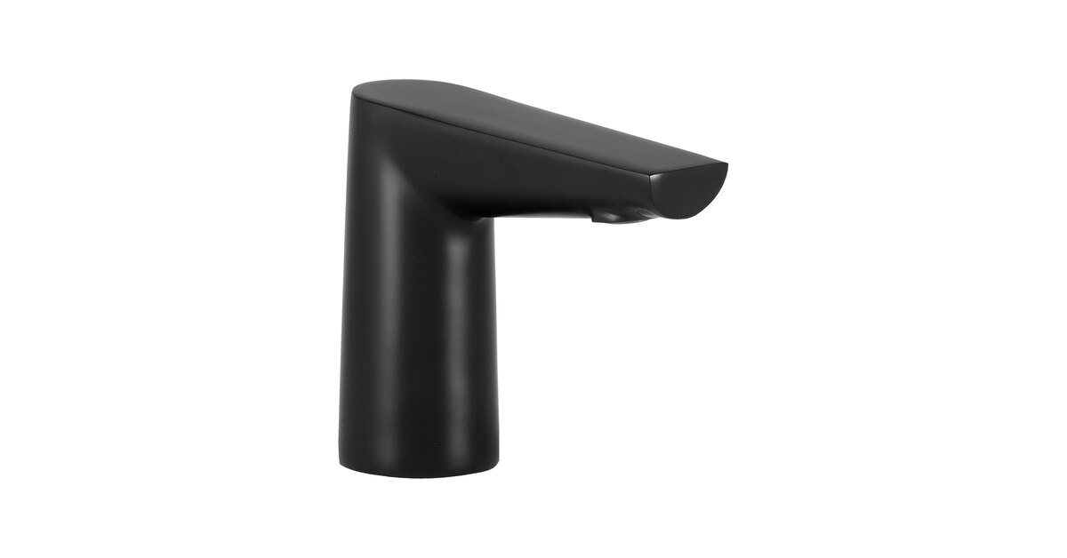 Bobrick Designer Series B-8892 Matte Black Deck-Mount Automatic Faucet