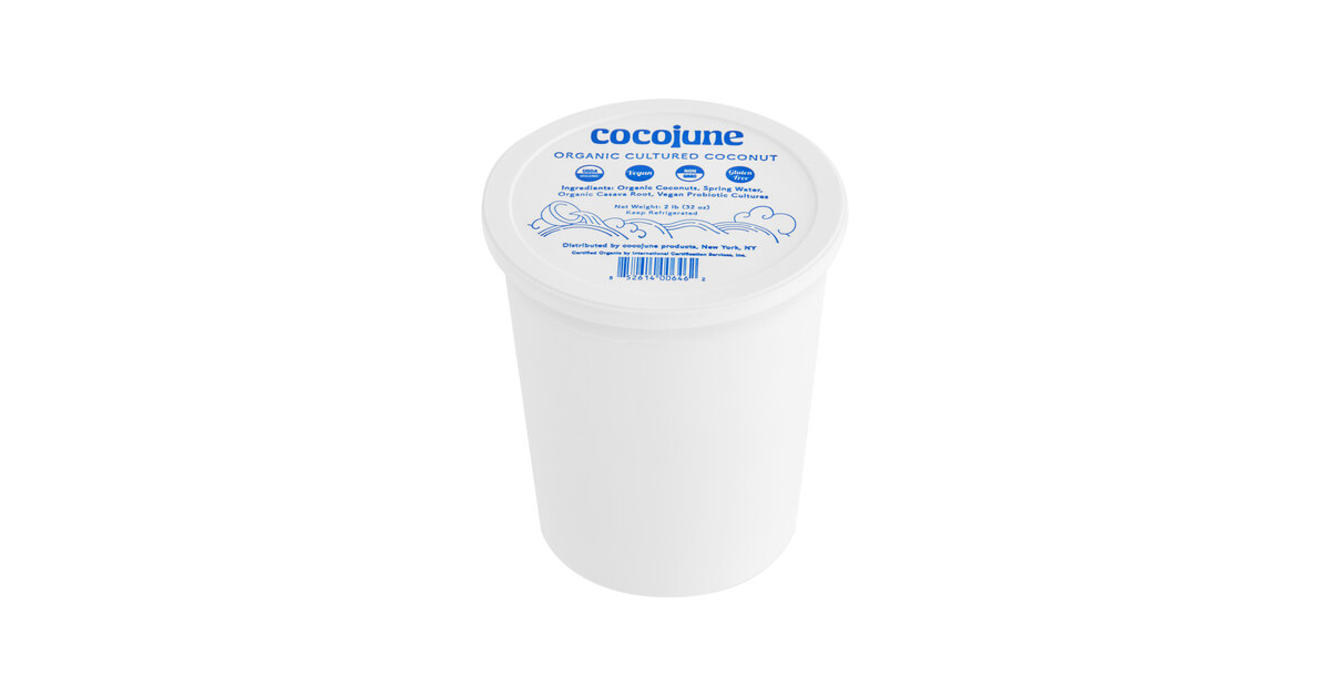 Cocojune Dairy-Free Unsweetened Pure Coconut Yogurt Alternative 32