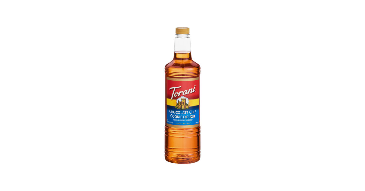 Torani Chocolate Chip Cookie Dough Flavoring Syrup Plastic Bottle