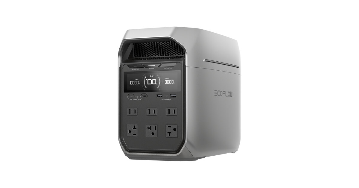 EcoFlow DELTA 3 Plus EFDELTA3P-US Lithium-Ion Portable Power Station