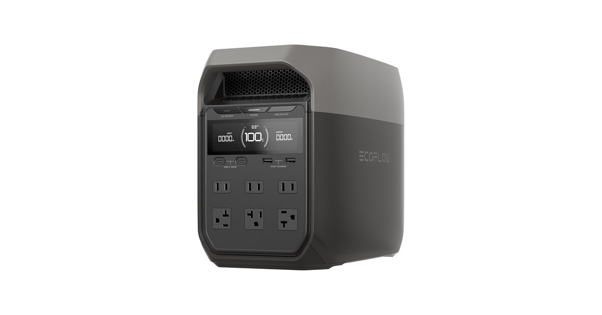 EcoFlow DELTA 3 EFDELTA3-US Lithium-Ion Portable Power Station