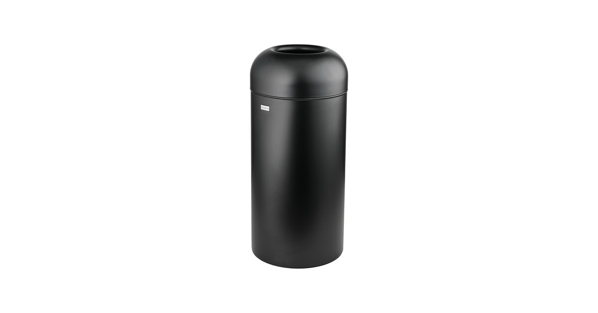 Tramontina 81200/024 18 Gallon Matte Black Stainless Steel Round