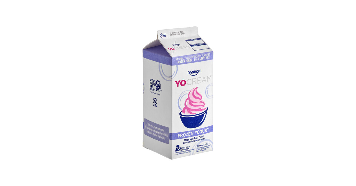 Dannon YoCream Low-Fat Cookies and Cream Frozen Yogurt Mix 0.5
