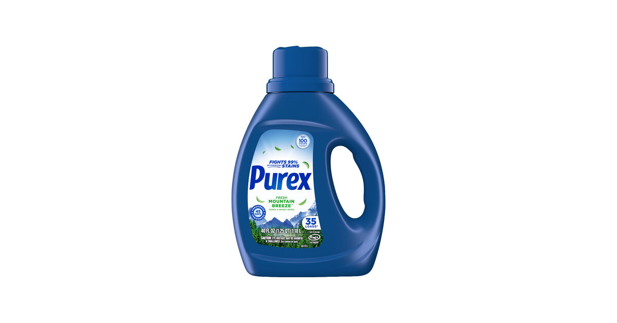 Purex 40 oz. Fresh Mountain Breeze Liquid Laundry Detergent - 6/Case