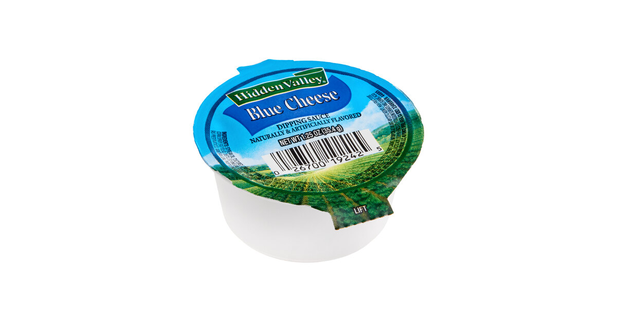 hidden valley blue cheese dressing Cup 1.25 oz Size:16.5