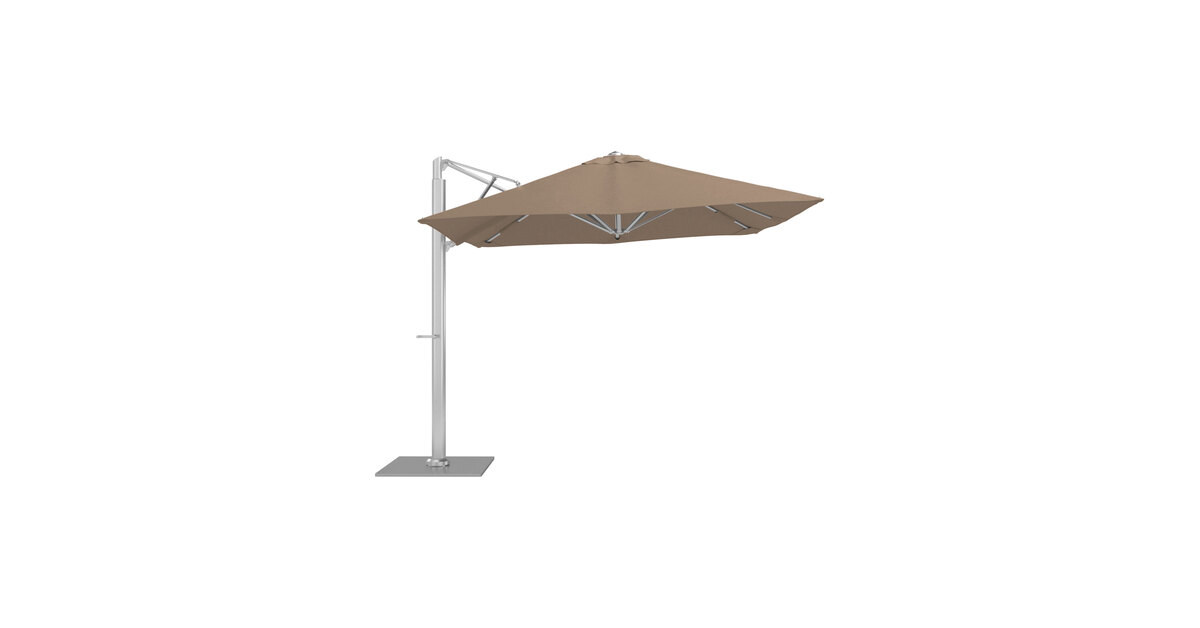 10 sunbrella cantilever wind resistant patio umbrellas The Grande Round™ degree rotation Cantilever Patio Umbrella | Wind
