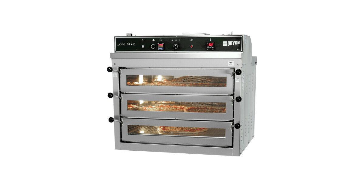 Doyon PIZ3 Triple Deck Electric Pizza Oven - 120/208V, 3 Phase