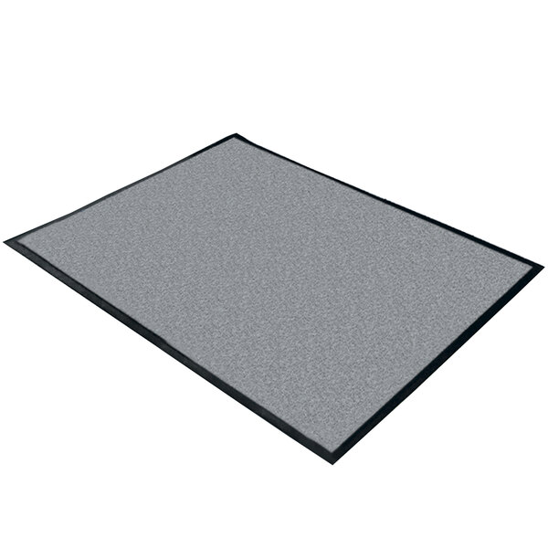 Cactus Mat Gray Washable Rubber-Backed Carpet - 4' x 6'