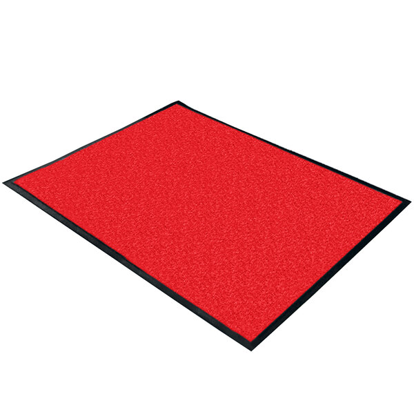 Cactus Mat 1470M-34 Red Washable Rubber-Backed Carpet - 3' x 4'