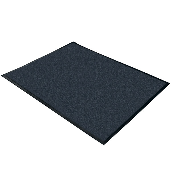 Cactus Mat Black Washable Rubber-Backed Carpet - 3' Wide