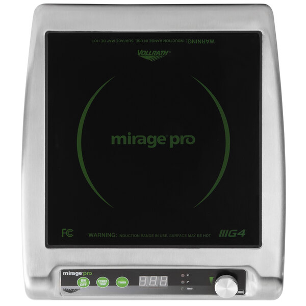 Vollrath 59510P Mirage Pro Countertop Induction Range 120V, 1400W