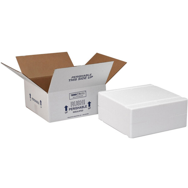Polar Tech Thermo Chill Insulated Shipping Box with Foam Container