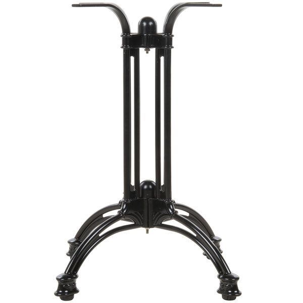BFM Seating Boca Standard Height Outdoor / Indoor Black Table Base